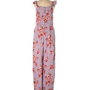 Target Purple Sleeveless Jumpsuit